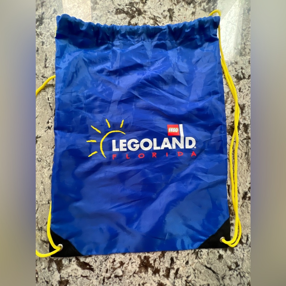 Legoland Florida nylon drawstring backpack